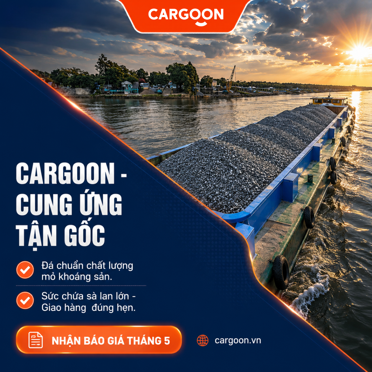 Cargoon cung cap da xay dung gia goc tram tron mien tay